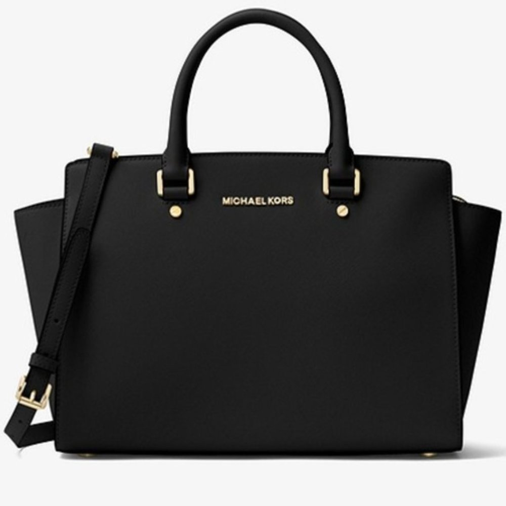 Michael Kors Leather Satchel Bag